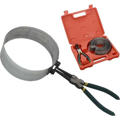62-140mm Fastener Clamp Cylinder Installation Piston Ring Compressor Motorcycle Universal Pliers Repair Tool Kit Replacement