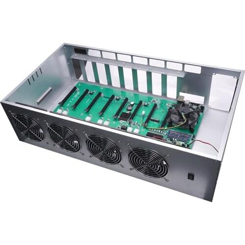 240MH/S Mining Machine Miner 8gpu motherboard B85 eth mining case bitcoin miner case