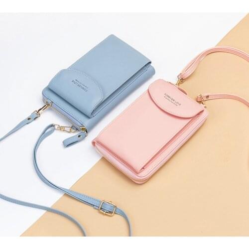 Fashion Cat Printed Crossbody Bags Women PU Leather Zipper Shoulder Handbag Casual Female Small Phone Money Pouch