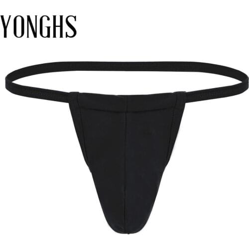 Mens Lingerie Sex Underwear Bulge Pouch Open Butt Panties G-String Bikini Briefs Gay Homme Exotic Underwear Hot Sexy Underpants