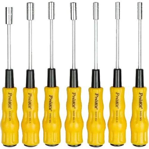 7pcs/lot ProsKit Electronic Hex Nut Driver Socket Set Precision Screwdriver Set For Phone Electronic Repair Hand Tools