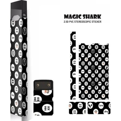 Magic Shark High Quality New Fashion Sky Star Sticker For Juul Skin for Juul Case Cover Film Sticker E Cigarette