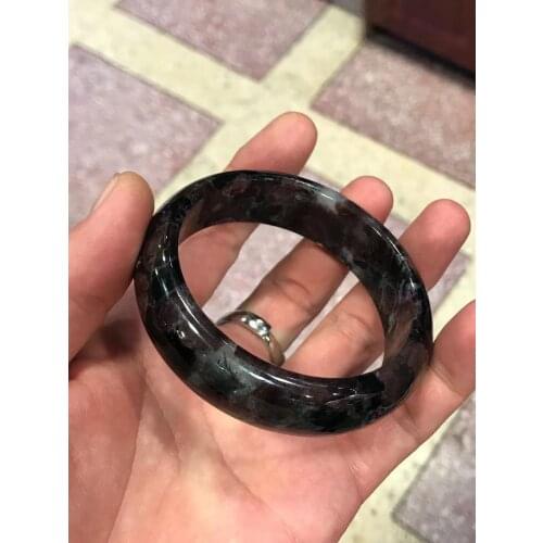 Natural 7A black red garnet jade bangles handcarved jadeite jade gift bracelets jade bangle jade jewelry bracelets for women