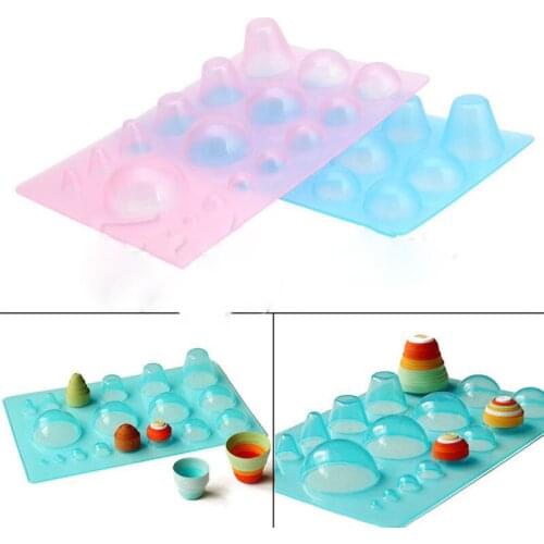 Plastic Paper Quilling Mould Half Ball Domes DIY Papers Craft Artwork Papercraft Tool Scrapbooking Decoration Kid Arts Math Set