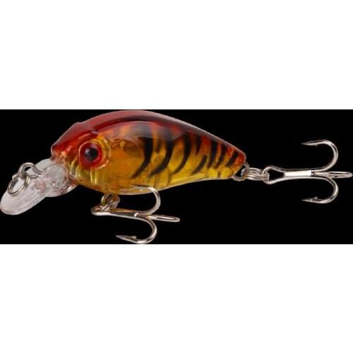 Floating chubby lure 4cm 3.5g lure 3D eyes with lip Clear skin rock lure like bait 9 colors water surface chubby bait