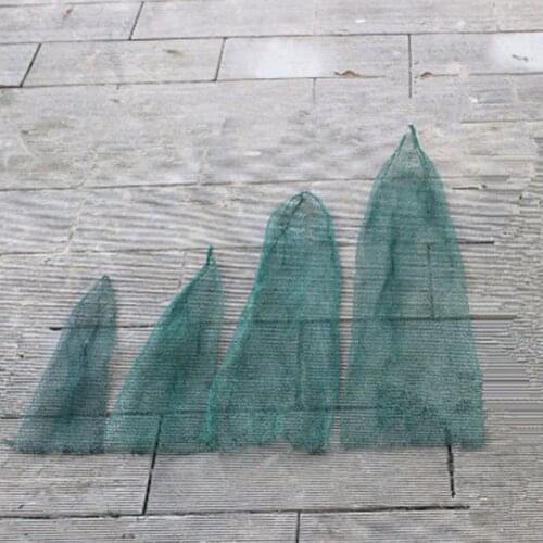 50/70/120/150cm Fishing Net Mesh Bag Green Fish Bag Cage Tackle Fishing Landing Tackle Accessory tool