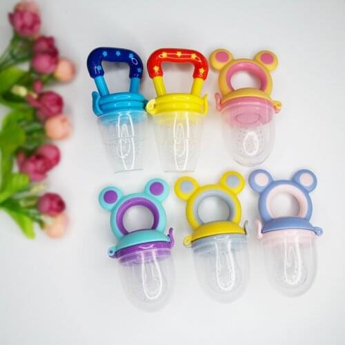 SMGSLIB NEW Baby Pacifier Fresh Food Nibbler Kids Fruit Feeder Nipples Feeding Baby Learn Feeding Teat Pacifier Bottles BPA Free