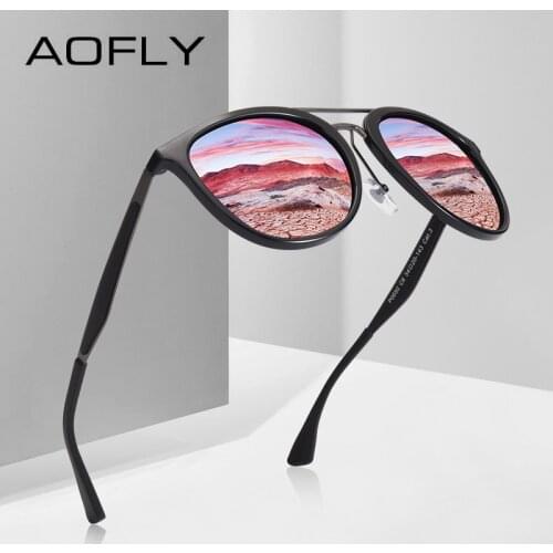 AOFLY BRAND DESIGN Classic Polarized Sunglasses Men Vintage Driving Sunglasses Women UV400 Oculos Masculino AF8116