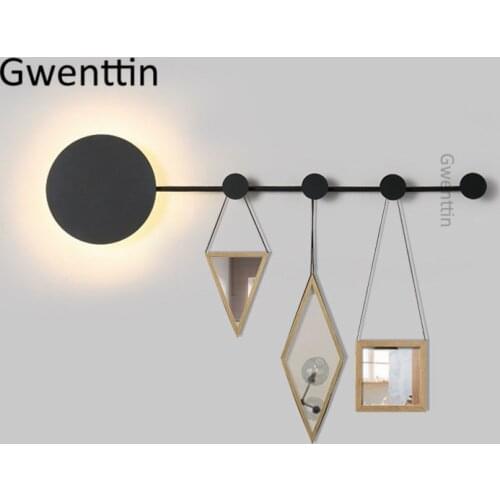 Modern Cloakroom Wall Lamps Led Moon Lamp Nordic Wall Sconce Light Fixtures Bedroom Bedside Bathroom Luminaire Home Loft Decor