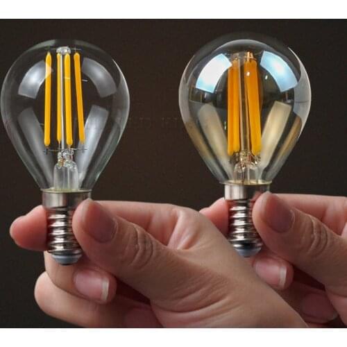 LED Candle Bulb C35 G45 ST64 Vintage Lamp E14 LED E27 A60 G95 G125 220V LED Globe 12W 4W 6W 8W Filament Edison LED Light Bulbs