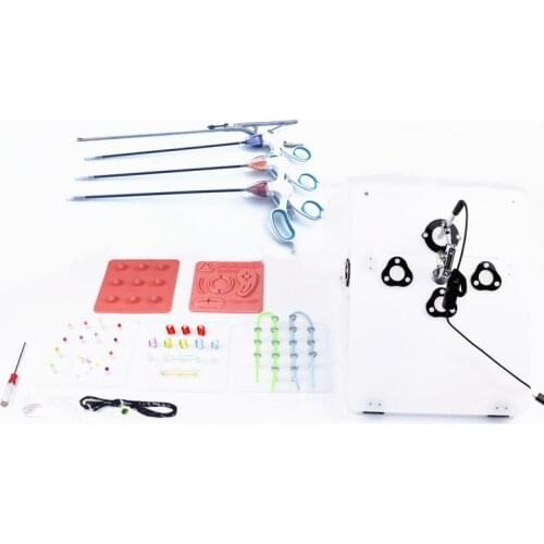 Laparoscopic surgery training simulator,Needle holder forceps, separating forceps,separating clip Practice Tools Complete set