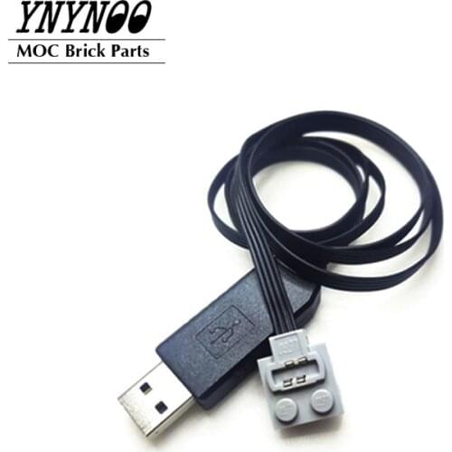 NEW Electric Power Functions Bricks Blocks Parts 8886 Transfer Extension Wire Cord for Connection with USB and 8881 8883 Motors