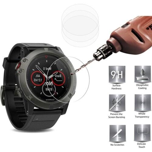 Tempered film For Garmin Forerunner 235 225 735XT Glass 9H Screen Protector Film For Fenix 5 6 Pro smart watch Screen Protector