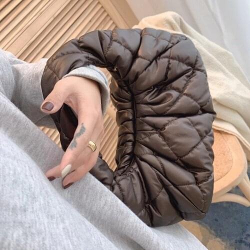 Winter Cotton Handbag Designer Bag 2020 High Quality Crossbody Bag Down Feather Bale Top-handle Bag Women Messenger Bag Tote Bag