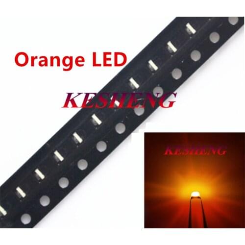 100pcs SMD 0402 0603 0805 2835 3528 1206 5050 5730 Diodo ORANGE light emitting diode SMD super bright LED 3V Orange