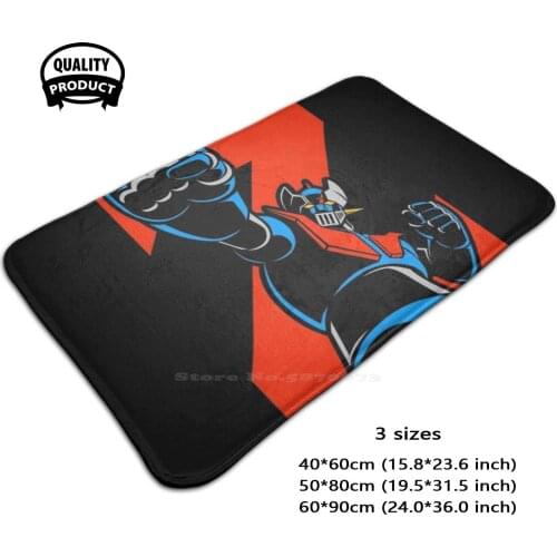 151 Z Jap 3D Soft Non-Slip Mat Rug Carpet Foot Pad Z Mazinga Koji Go Nagai Robot Super Robot Punch Zeta Fanart Vertor Art