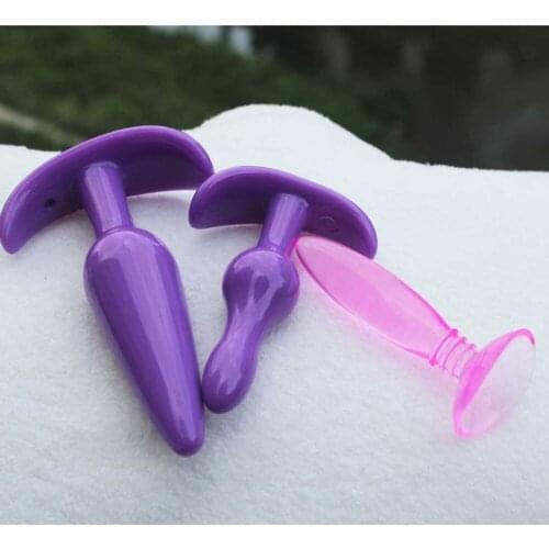3pcs/set Cheap Large Anal Sex Toys stimulation sexuales Anal Plugs Butt Plugs Erotic Toys Sex Product Anal