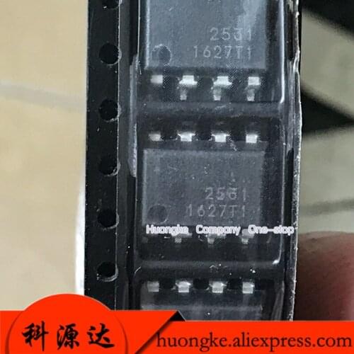 5PCS/LOT HCPL-2531 F2531 SOP8 INSTOCK