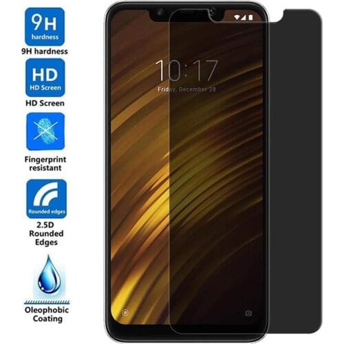 2.5D Privacy Screen Protector For Xiaomi Pocophone F1 F2 Anti Spy Tempered Glass For Pocophone F2 Pro Anti Glare Protective film