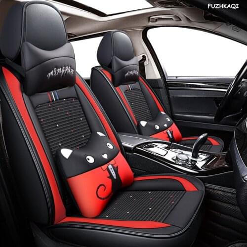 FUZHKAQI car seat cover For Saab 9-7x 9-5 9-3 9-3X 9-4X accessories covers for vehicle seats