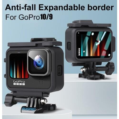 Frame Case Shell Protector Housing For GoPro Hero 9 Black Double Clod Shoe + Lone Screw For Go pro 9 Camera Case Accessories