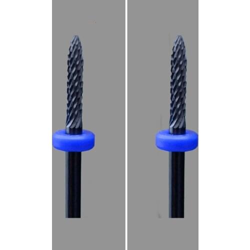 Black Ceramic Nail Drill Bit-4Pcs/Lot - Under Nail Cleaner Bit - (1035.023)