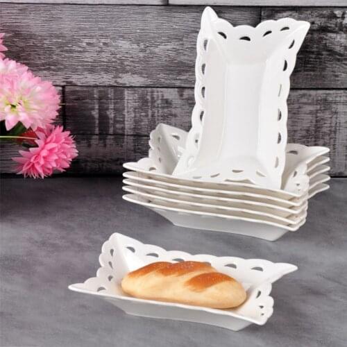EWs Porcelain Hole Wavy Breakfast Plate