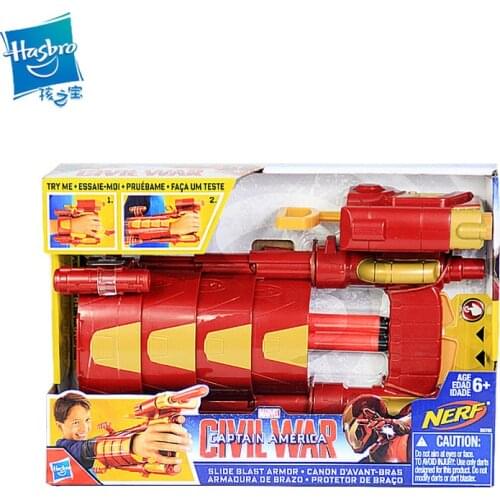 Genuine Hasbro The Avengers Marvel Iron Man Arc Gloves B9957 Dress Up Props Toy