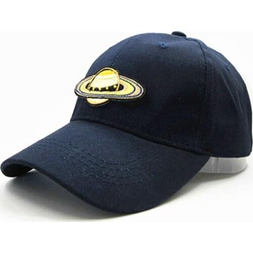 Planet Embroidery Cotton Baseball Cap Hip-hop Cap Adjustable Snapback Hats for Men and Women 262