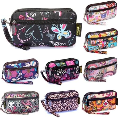 Women Handbag Kawaii Coin Phone Change Zipper Pouch Purse Cartoon Pencil Case Clutch Bag Small Wristlet Female Wallet Children