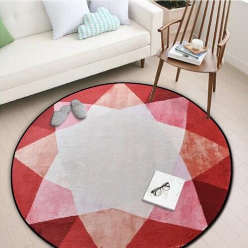 LIU star circle geometry bedroom door carpet entrance door chair mat kitchen bathroom livingroom round rug nordic carpet