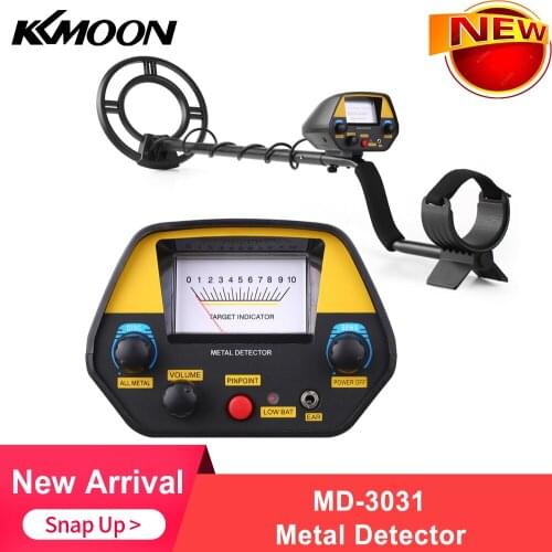 New Arrival KKMOON MD3031 Metal Detector Underground Treasure Hunter Professional Gold Detector with 3 Operating Modes