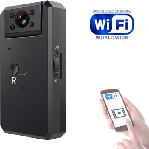 4K WiFi Rotable Lens Mini Camera Motion Detection Smart Action Sport Camcorder IP Hotspot P2P HD Night Vision Portable Video