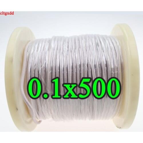 1M 0.1X500 shares Litz wire multi-strand copper wire polyester filament yarn envelope envelope