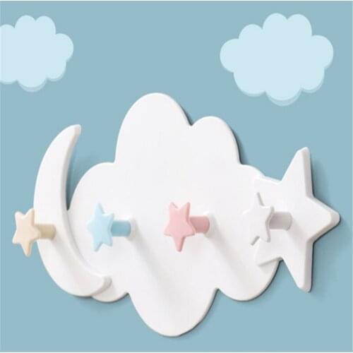 Cloud Wall Glue Hook Bathroom Wall Hook Strong Hook Practical Wall-mounted Towel Rack Delicate Household Kitchen Tools