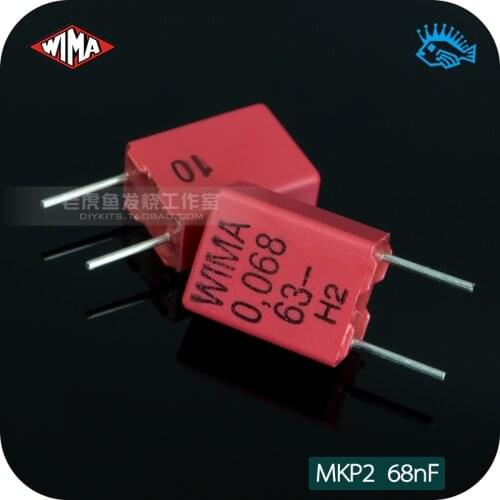 5pcs/50pcs 68nF 0.068uF 683 63V MKP2 series Germany WIMA non-polar film capacitor