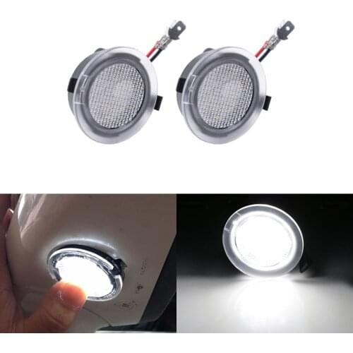 Fits For Toyota Tundra 2007-2017 For Toyota Sequoia 2008-2017 Led Under Side Mirror Puddle Light Lamp Direct Fits