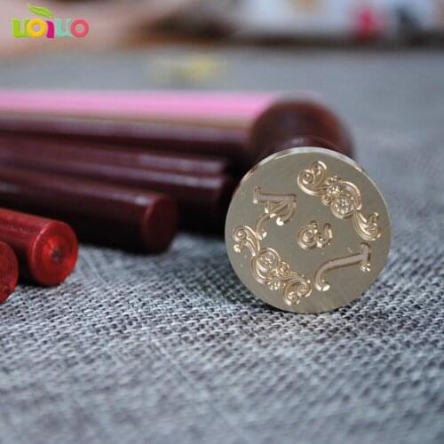 Popular customize name logo wedding invitation card envelop wax and seal price