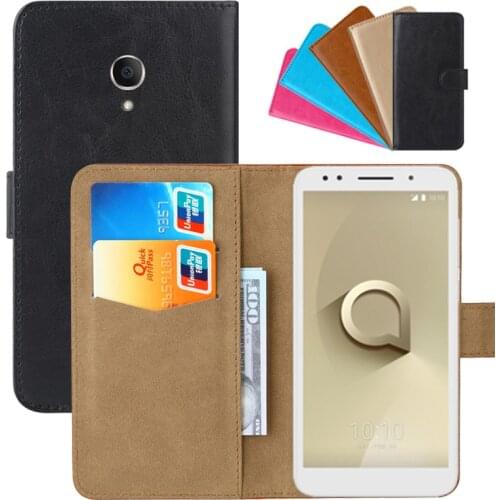 Luxury Wallet Case For Alcatel 1X 5059D PU Leather Retro Flip Cover Magnetic Fashion Cases Strap