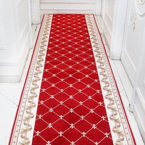 Nordic Stair Long Carpet European Style Corridor Hallway Carpets Hotel Aisle Rug Home Entrance DoormatRug Wedding Floor Rugs