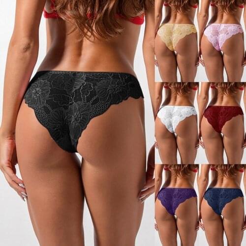 Sexy Low Waist Womens Panties Seamless Bowknot Women Underpants Sports Panties Sexy G-String Fit Female Underwear 2021