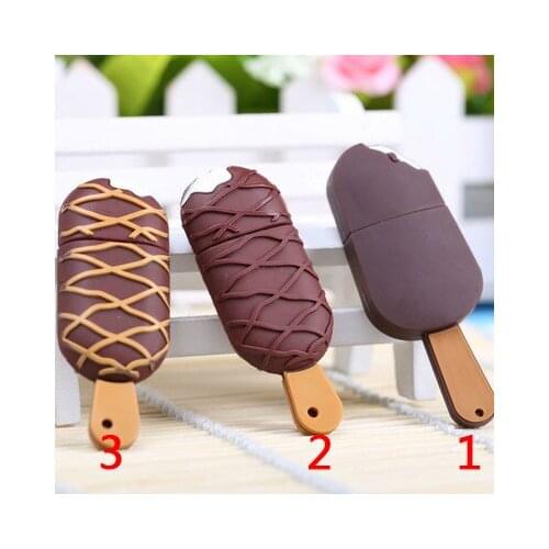 USB 3.0 Chocolate Ice Cream Usb Flash Drive 64GB Flash Memory Stick Card Pen Drive 8GB 16GB 32GB 64GB Pendrives Creative Gift