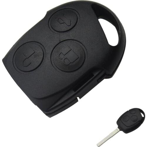 High Quality Car Key Case Fob Replacement 3 Button for Ford Fiesta Focus Mondeo Max Ka Chave No Blade Auto Accessories Key Shell