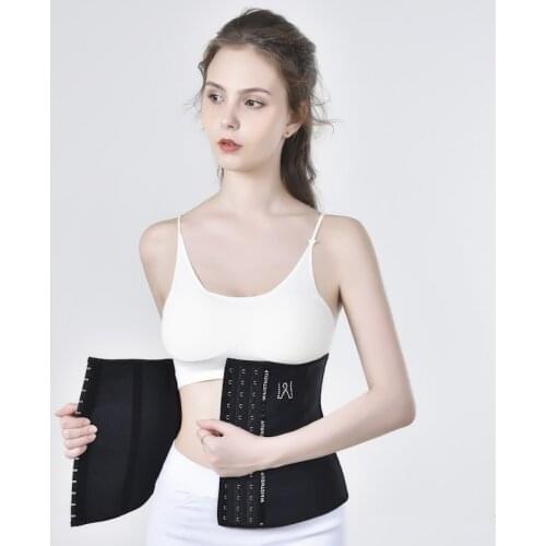 2020 Women Waist Trainer Steel Bone Cincher Corset Belt Shaper Body Shapewear Underbust Control Elasticat Slimming Tummy Belt