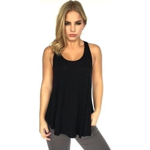 Strap Tops Women Halter O Neck Basic Cami Sleeveless Tank Tops Solid Color Women Summer Loose Camisole