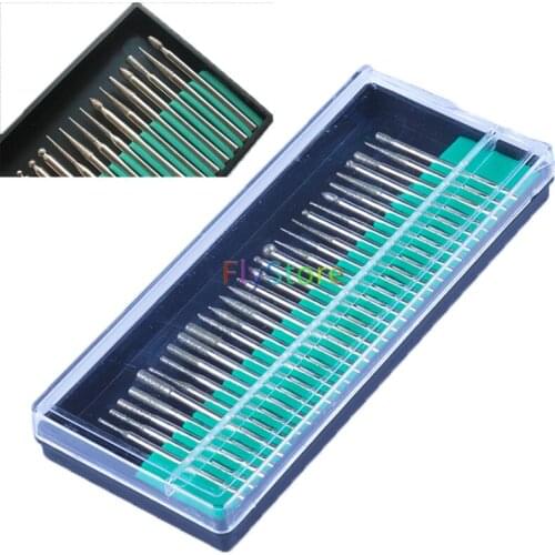 30Pcs/Box Dental Diamond Burs Millers Tooth Drill Jewelers 2.35mm