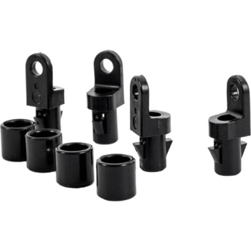 4pcs 1/4'' Bungee Rope Shock Cord End Stop Kayaks Canoes Boats Fittings