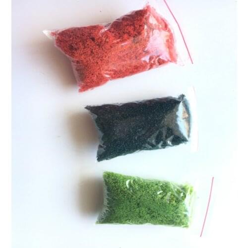 60g/lot Building Railroad Mini Tree Model Leaves Foliage Powder Model for Train Railway architecture Landscape DIY