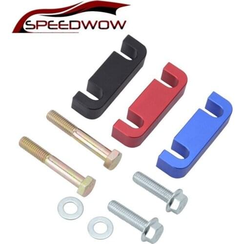 SPEEDWOW Car Part 6.6L 1/2 inch Aluminum Diesel Fuel Filter Spacer Fit For 2001-2016 Duramax Diesel 6.6L GMC Red Black Blue