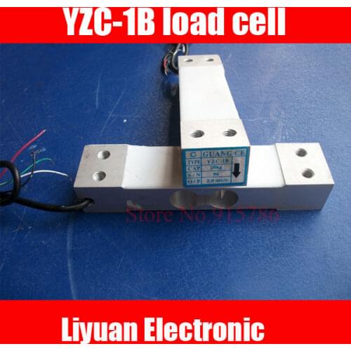 1pcs YZC-1B load cell /5kg 8kg 10KG 20kg 40kg electronic scale pressure load cell /2.0V weighing sensor